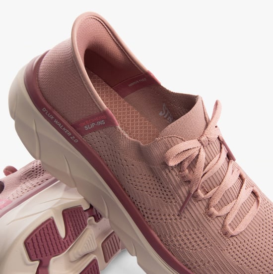 150105/DKMV D'LUX WALKER 2.0-THRILL MOVEM Womens Trainers Dark Mauve - Image 5