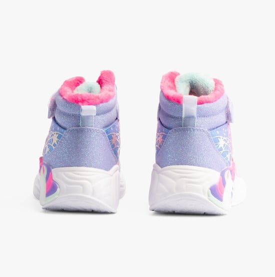 303057L/LVHP UNICORN DREAMS - MAGICAL COVE Girls Trainers Lavender/Hot Pink - Image 4