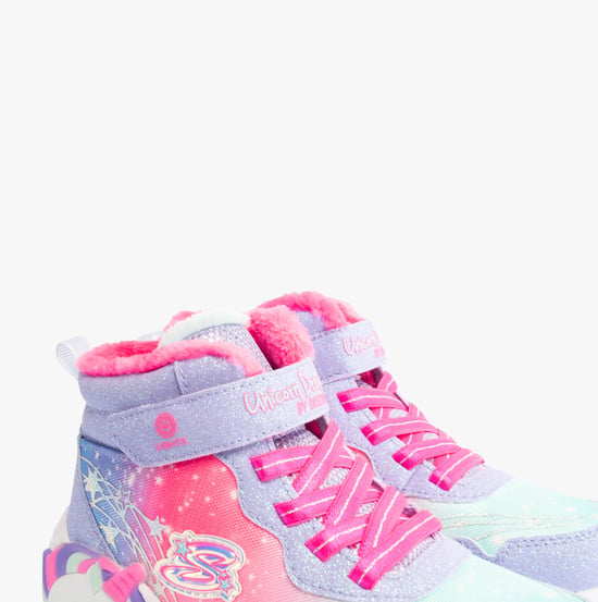 303057L/LVHP UNICORN DREAMS - MAGICAL COVE Girls Trainers Lavender/Hot Pink - Image 5