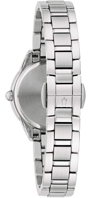 Bulova Sutton Petite Dames Horloge Zilverkleurig 96R253 - Image 2