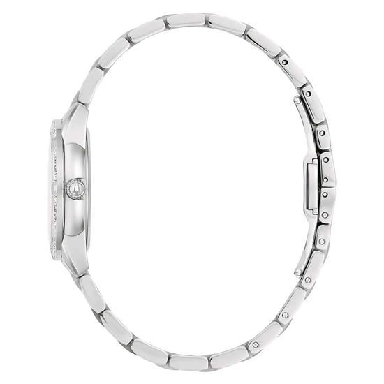 Bulova Sutton Petite Dames Horloge Zilverkleurig 96R253 - Image 3