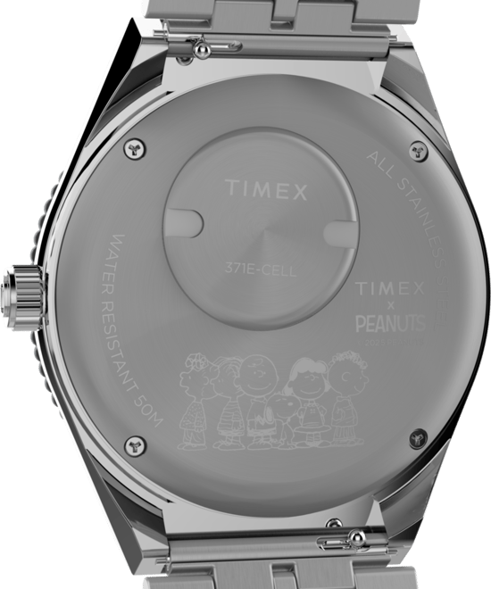 Timex Peanuts Q Timex Heren Zilveren Horloge TW2W83300 - Image 4