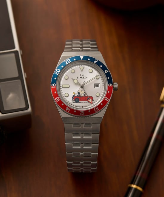 Timex Peanuts Q Timex Heren Zilveren Horloge TW2W83300 - Image 5