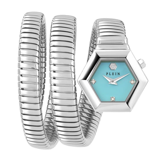 Philipp Plein $nake Hexagon Dames Horloge Zilverkleurig PWZAA0625 - Image 1
