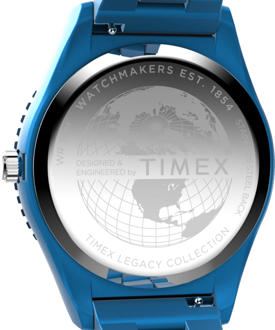 Timex Legacy Heren Blauwe Horloge TW2Y04300 - Image 4