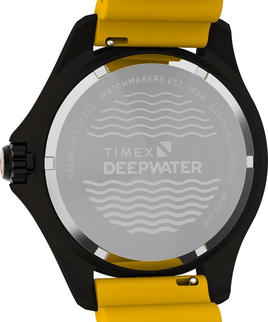 Timex Deep Water Meridian Men's Yellow Watch TW2W81700 - Image 4