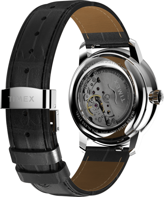 Timex Waterbury Metropolitan Heren Zwarte Horloge TW2Y23000 - Image 3