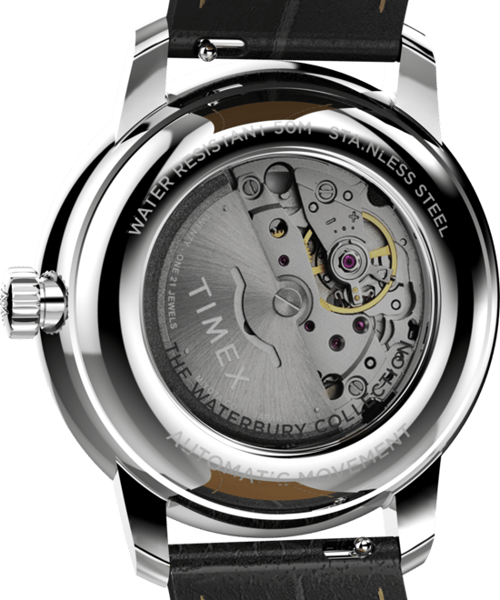 Timex Waterbury Metropolitan Heren Zwarte Horloge TW2Y23000 - Image 4