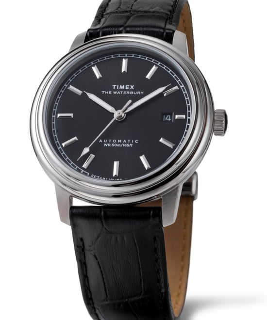 Timex Waterbury Metropolitan Heren Zwarte Horloge TW2Y23000 - Image 5