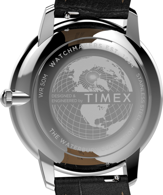Timex Waterbury Metropolitan Heren Zwarte Horloge TW2Y23200 - Image 3