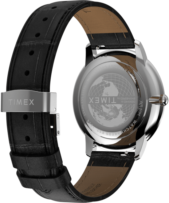 Timex Waterbury Metropolitan Heren Zwarte Horloge TW2Y23200 - Image 4