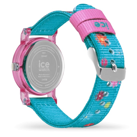 Ice Watch Ice Learning - Pink Flowers Girls's Turquoise Watch 024497 - Image 3