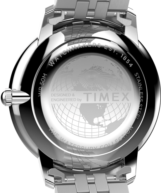 Timex Waterbury Metropolitan Heren Zilveren Horloge TW2Y23300 - Image 3