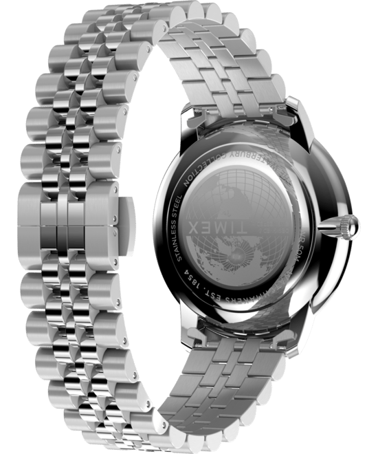 Timex Waterbury Metropolitan Heren Zilveren Horloge TW2Y23300 - Image 4