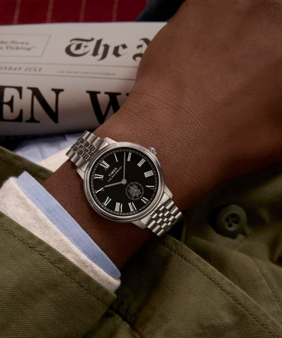 Timex Waterbury Metropolitan Heren Zilveren Horloge TW2Y23300 - Image 5