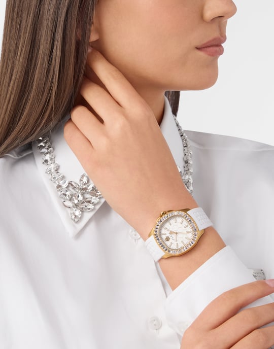 Philipp Plein The $pectre Dames Witte Horloge PWTAA0924 - Image 3