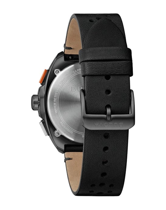 Bulova Racer Chronograaf Heren Zwarte Horloge 98B428 - Image 2