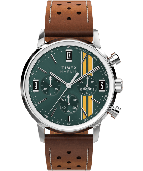 Timex Marlin Heren Bruine Horloge TW2W99100 - Image 1