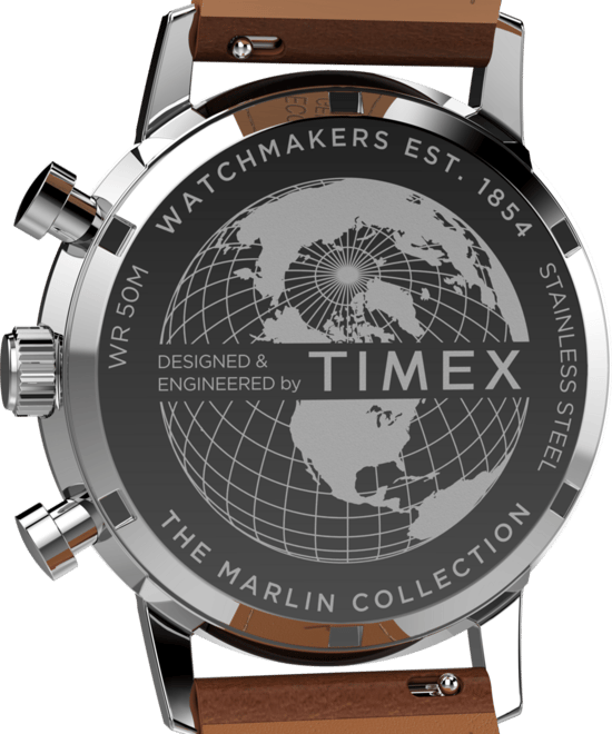 Timex Marlin Heren Bruine Horloge TW2W99100 - Image 3