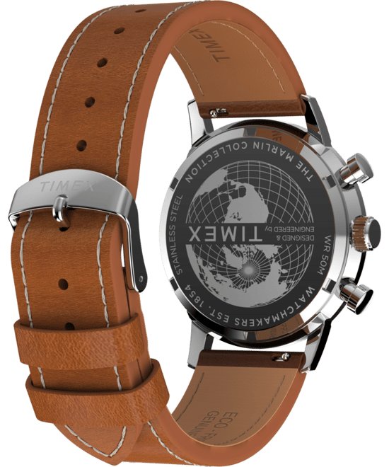 Timex Marlin Heren Bruine Horloge TW2W99100 - Image 4