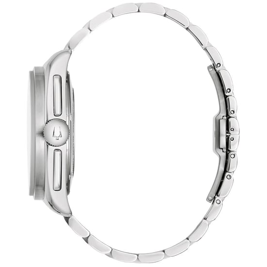 Bulova Archiefserie Lunar Pilot Blood Moon Heren Zilveren Horloge 96K115 - Image 3