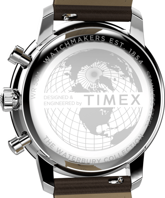 Timex Waterbury Metropolitan Heren Brown Horloge TW2Y23500 - Image 3