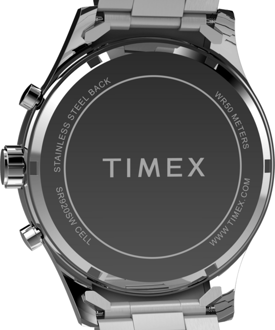 Timex Trend Heren Zilveren Horloge TW2Y01400 - Image 4