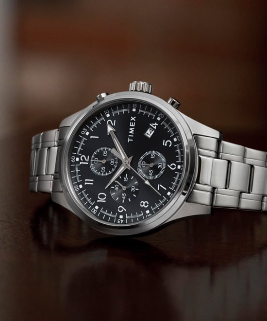 Timex Trend Heren Zilveren Horloge TW2Y01400 - Image 5