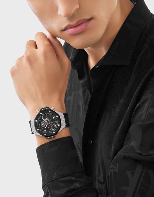 Philipp Plein Plein Chrono Royal Heren Zwarte Horloge PWLFA0225 - Image 3