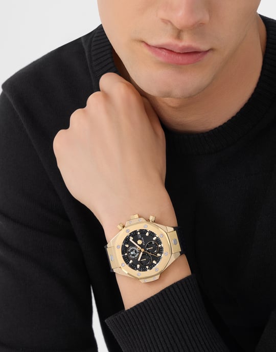Philipp Plein Plein Chrono Royal Heren Zwarte Horloge PWLFA0325 - Image 3