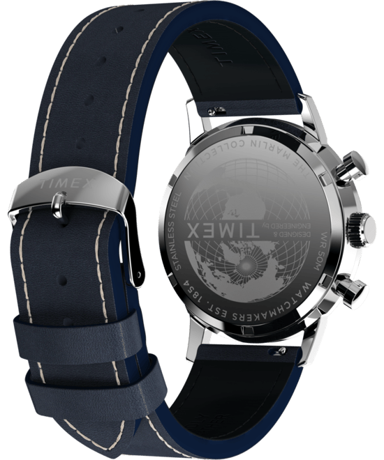 Timex Marlin Heren Horloge Blauw TW2W99000 - Image 4