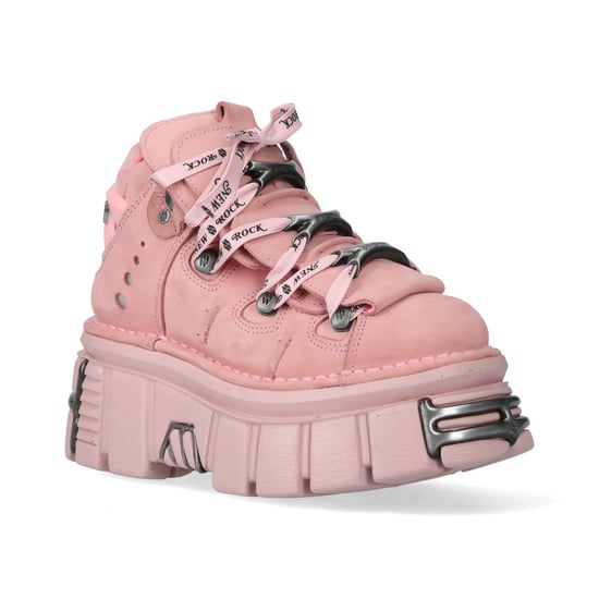 New Rock M-106-C153 Roze Tower Platform Gothic Punk Enkellaarsjes - Image 1