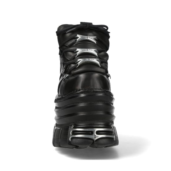 New Rock M-106-C181 Zwarte Gothic Punk Chunky Platform Enkellaarsjes - Image 5