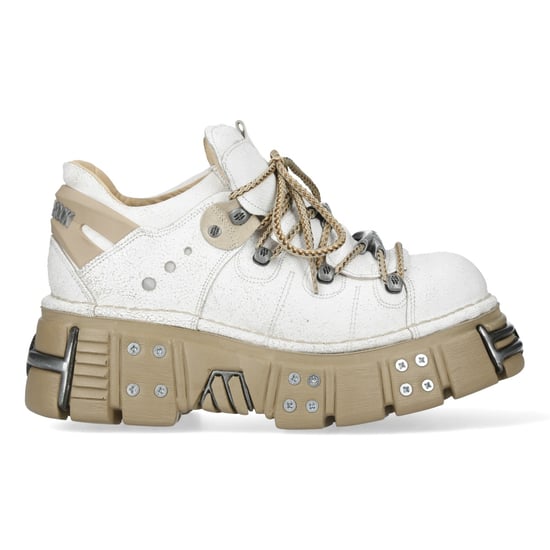 New Rock M-120N-C80 White Gothic Platform Ankelboots - Image 4