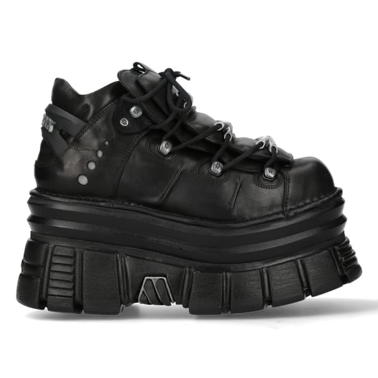 New Rock M-106-C178 Zwarte Toren Gothic Punk Chunky Enkellaarsjes - Image 2