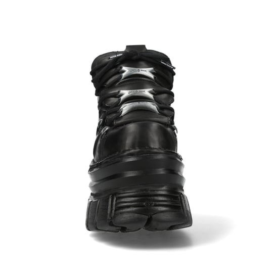 New Rock M-106-C178 Zwarte Toren Gothic Punk Chunky Enkellaarsjes - Image 3