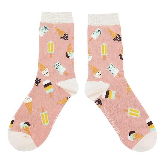 Dames IJsroom Sokken | Grappige Crew Bamboe Geschenk Sokken - Image 3