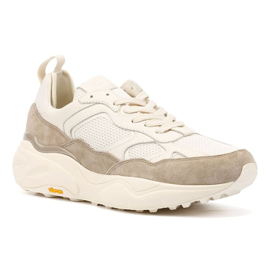 Clae Salazar Men's Off White Cashmere Trainers - Image 2