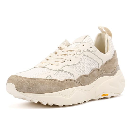 Clae Salazar Men's Off White Cashmere Trainers - Image 3