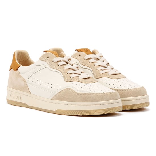 Clae Haywood Fog Leather Men's Safari Trainers - Image 1