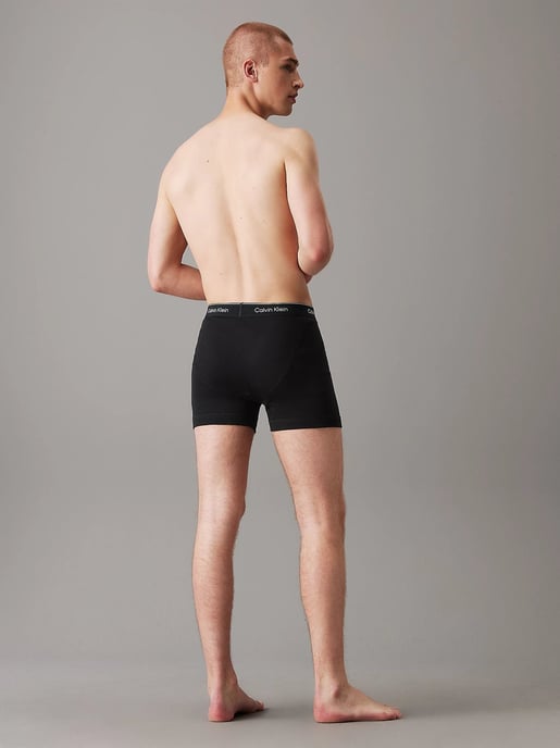 Calvin Klein COTTON CLASSICS Mens 3 Pack Boxer Briefs Black - Image 2