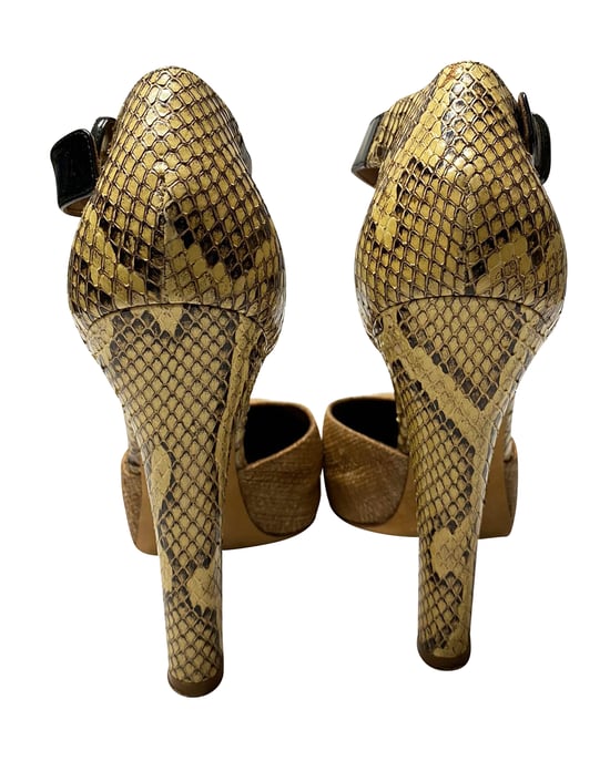 Dolce & Gabbana Djurtryck D'Orsaypumps i Beige Läder - Image 4