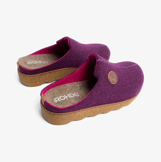 Rohde 6120-59 Dames Muilezolen Slippers Paars - Image 4
