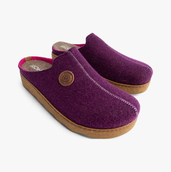 Rohde 6120-59 Dames Muilezolen Slippers Paars - Image 6