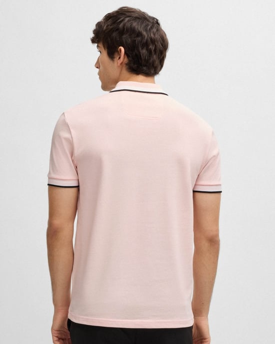 BOSS Green Paddy Contrast Heren Polo - Image 4
