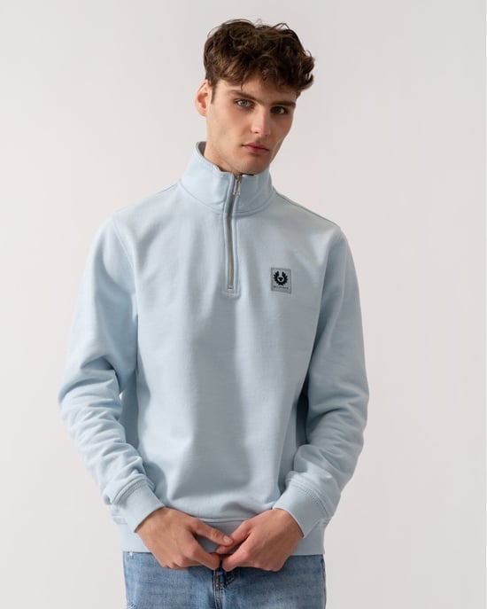 Belstaff Quarter Zip Sweatshirt - Image 1