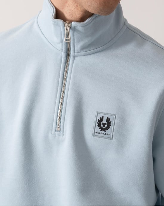 Belstaff Quarter Zip Sweatshirt - Image 2