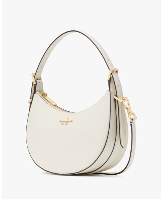 Nova Saffiano Leather Crescent Shoulder Bag - Image 4