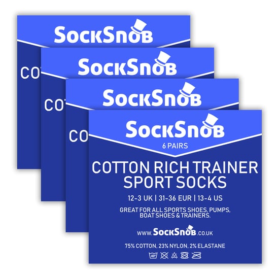 24 Pack Multipack Kids Cotton Trainer Socks för pojkar och flickor - Image 2