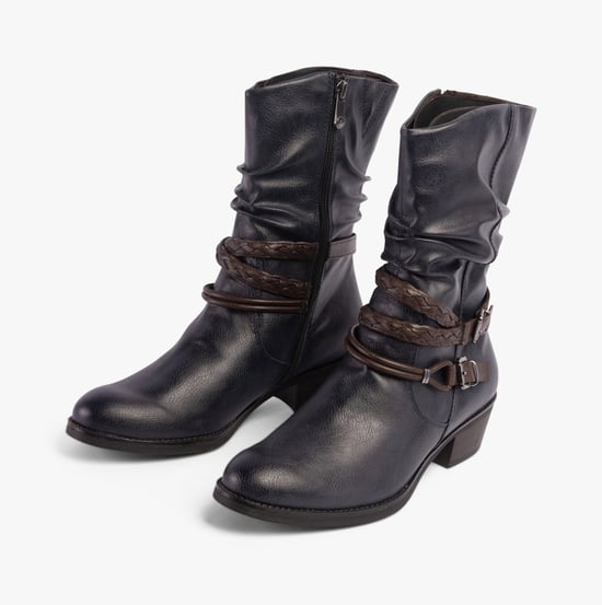 Marco Tozzi 25316-41-890 Womens Boots Navy Comb - Image 2
